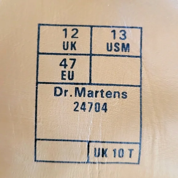 Made In England Doc Marten boots